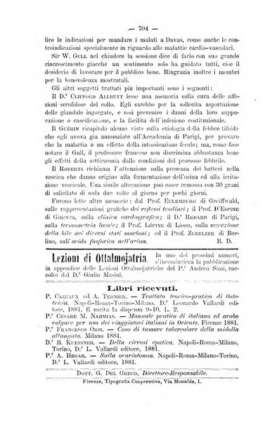 L'imparziale giornale degli interessi scientifici, pratici, morali e professionali della classe medica