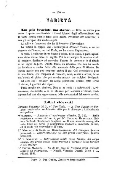 L'imparziale giornale degli interessi scientifici, pratici, morali e professionali della classe medica