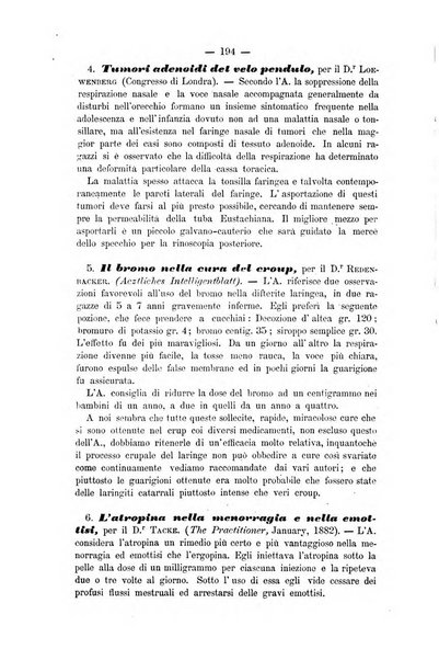 L'imparziale giornale degli interessi scientifici, pratici, morali e professionali della classe medica