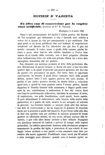 L'imparziale giornale degli interessi scientifici, pratici, morali e professionali della classe medica