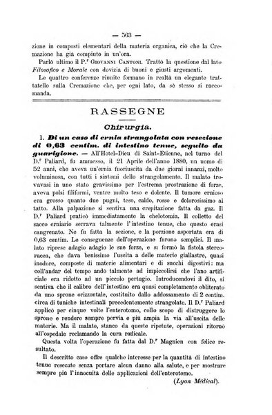 L'imparziale giornale degli interessi scientifici, pratici, morali e professionali della classe medica