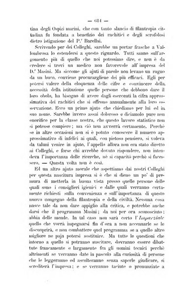 L'imparziale giornale degli interessi scientifici, pratici, morali e professionali della classe medica