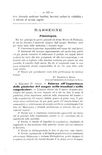 L'imparziale giornale degli interessi scientifici, pratici, morali e professionali della classe medica