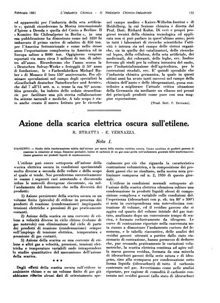 L'industria chimica organo ufficiale della Federazione nazionale fascista industrie chimiche ed affini