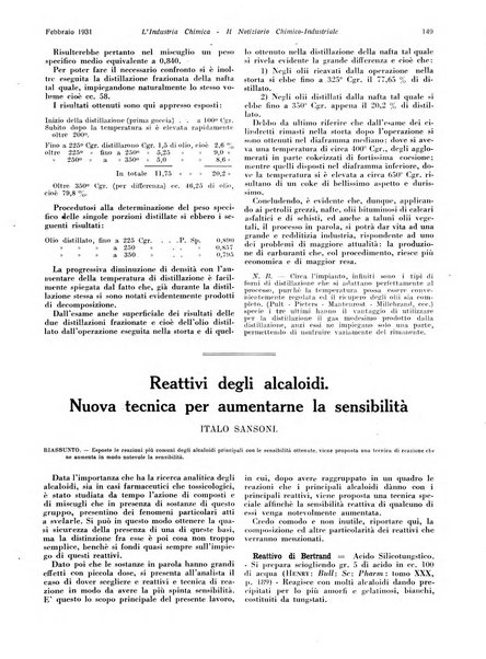 L'industria chimica organo ufficiale della Federazione nazionale fascista industrie chimiche ed affini