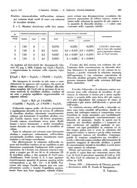 L'industria chimica organo ufficiale della Federazione nazionale fascista industrie chimiche ed affini