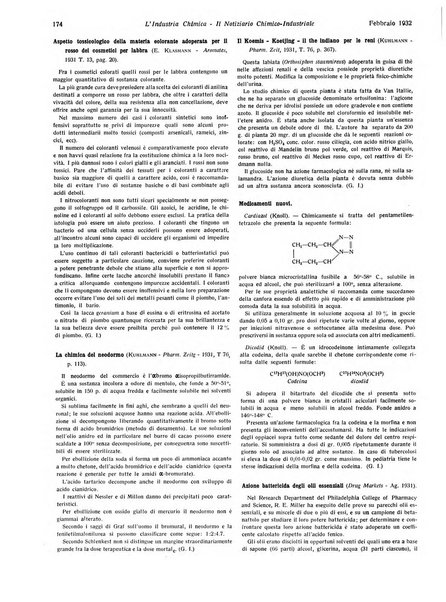 L'industria chimica organo ufficiale della Federazione nazionale fascista industrie chimiche ed affini