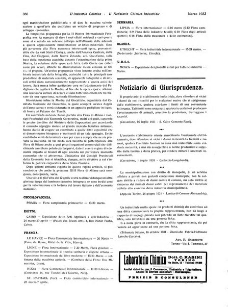 L'industria chimica organo ufficiale della Federazione nazionale fascista industrie chimiche ed affini