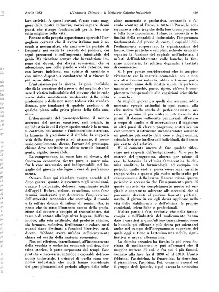 L'industria chimica organo ufficiale della Federazione nazionale fascista industrie chimiche ed affini