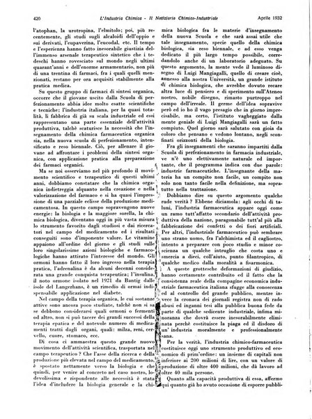 L'industria chimica organo ufficiale della Federazione nazionale fascista industrie chimiche ed affini