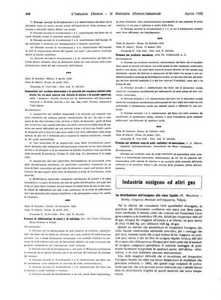 L'industria chimica organo ufficiale della Federazione nazionale fascista industrie chimiche ed affini