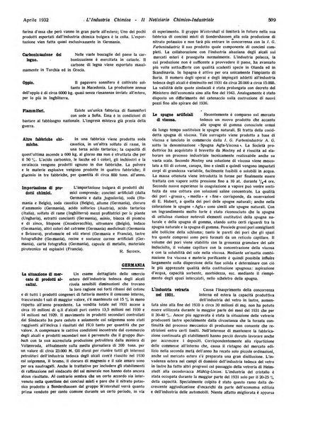 L'industria chimica organo ufficiale della Federazione nazionale fascista industrie chimiche ed affini