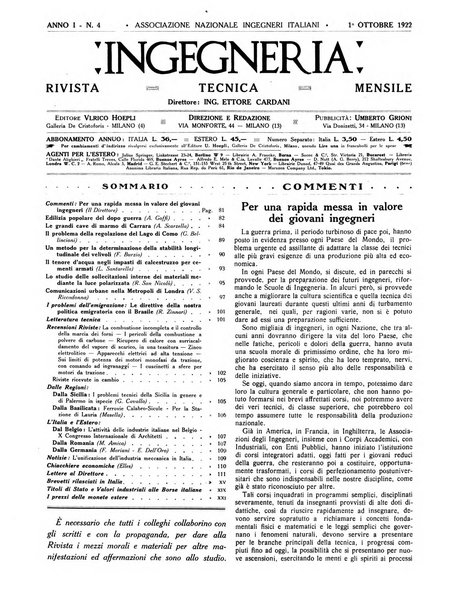 Ingegneria rivista tecnica mensile