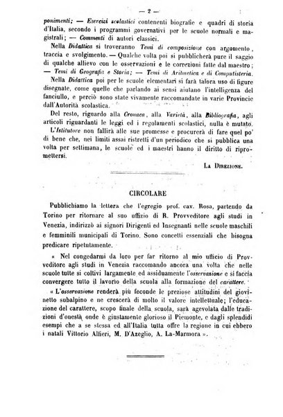 L'istitutore giornale della societa d'istruzione e di educazione dedicato ai maestri, alle maestre, ai padri di famiglia ed ai comuni