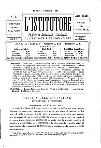 L'istitutore giornale della societa d'istruzione e di educazione dedicato ai maestri, alle maestre, ai padri di famiglia ed ai comuni