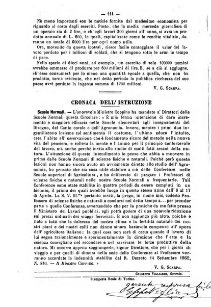 L'istitutore giornale della societa d'istruzione e di educazione dedicato ai maestri, alle maestre, ai padri di famiglia ed ai comuni