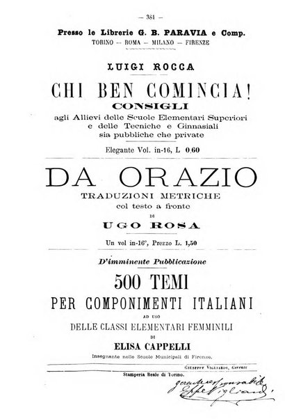 L'istitutore giornale della societa d'istruzione e di educazione dedicato ai maestri, alle maestre, ai padri di famiglia ed ai comuni