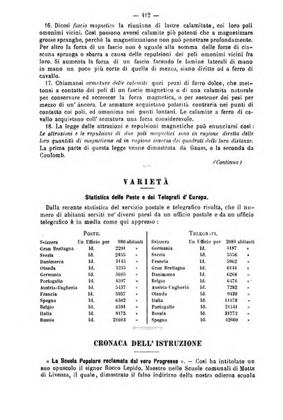 L'istitutore giornale della societa d'istruzione e di educazione dedicato ai maestri, alle maestre, ai padri di famiglia ed ai comuni