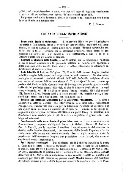 L'istitutore giornale della societa d'istruzione e di educazione dedicato ai maestri, alle maestre, ai padri di famiglia ed ai comuni