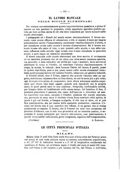 L'istitutore giornale della societa d'istruzione e di educazione dedicato ai maestri, alle maestre, ai padri di famiglia ed ai comuni