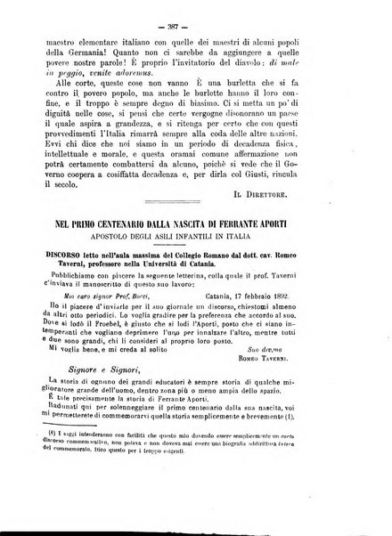 L'istitutore giornale della societa d'istruzione e di educazione dedicato ai maestri, alle maestre, ai padri di famiglia ed ai comuni