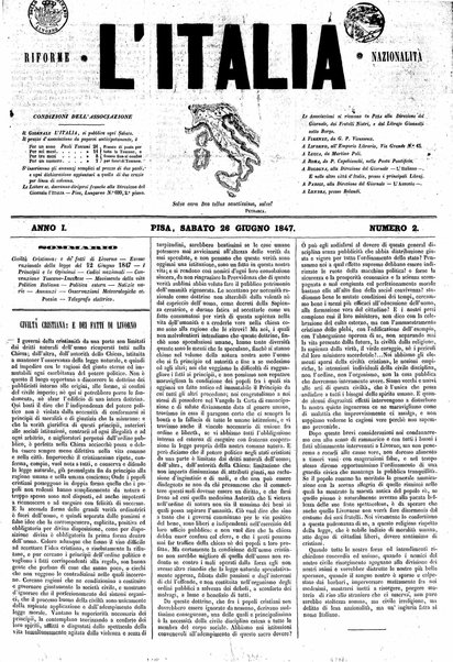 L'Italia : riforme-nazionalita'