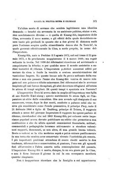 L'Italia all'estero rivista di politica estera e coloniale