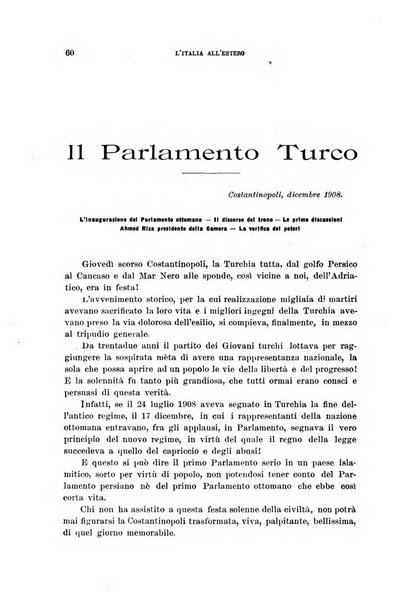 L'Italia all'estero rivista di politica estera e coloniale