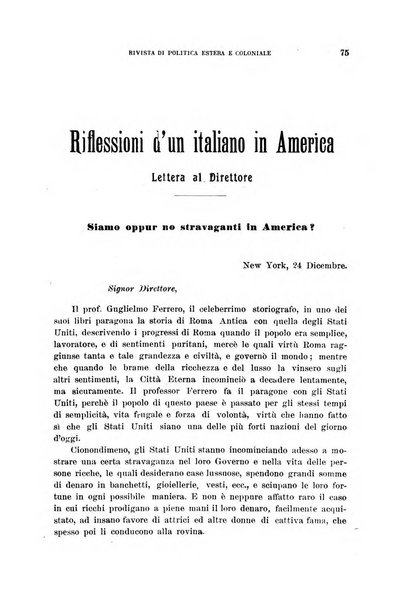 L'Italia all'estero rivista di politica estera e coloniale