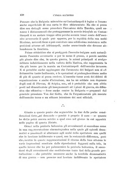 L'Italia all'estero rivista di politica estera e coloniale