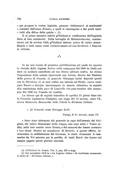 L'Italia all'estero rivista di politica estera e coloniale