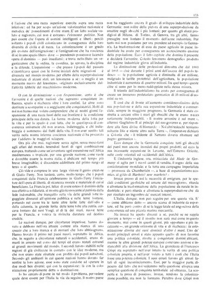 L'Italia all'estero rivista di politica estera e coloniale