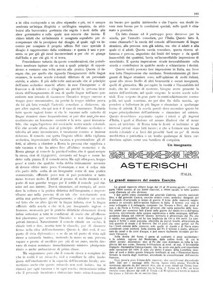 L'Italia all'estero rivista di politica estera e coloniale