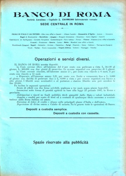 L'Italia all'estero rivista di politica estera e coloniale