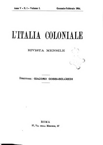 L'Italia coloniale rivista mensile