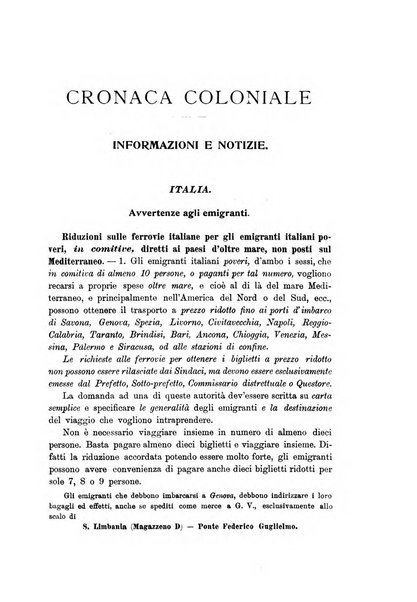 L'Italia coloniale rivista mensile