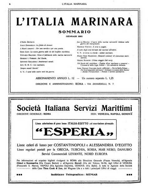 L'Italia marinara giornale della Lega navale italiana