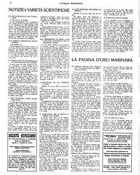 L'Italia marinara giornale della Lega navale italiana