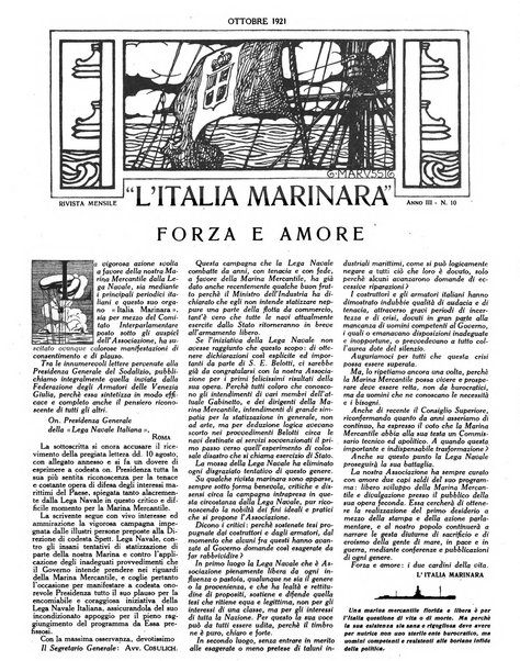 L'Italia marinara giornale della Lega navale italiana