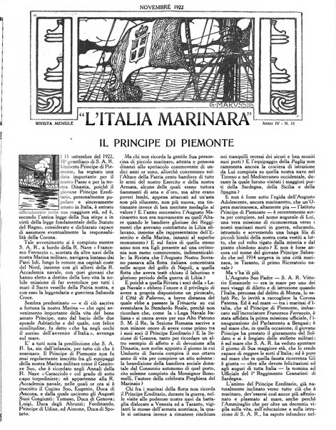 L'Italia marinara giornale della Lega navale italiana