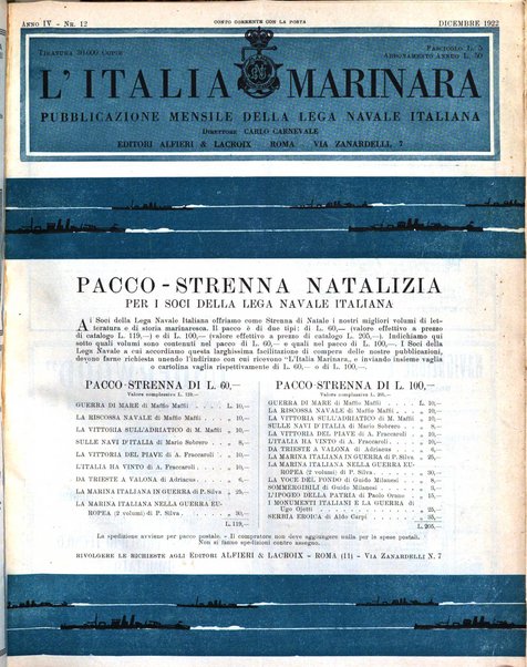 L'Italia marinara giornale della Lega navale italiana