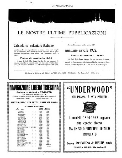 L'Italia marinara giornale della Lega navale italiana