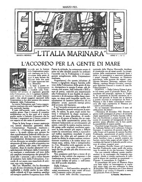 L'Italia marinara giornale della Lega navale italiana