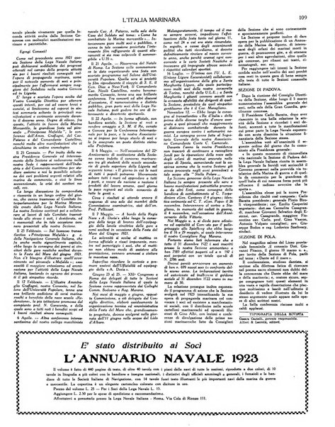 L'Italia marinara giornale della Lega navale italiana