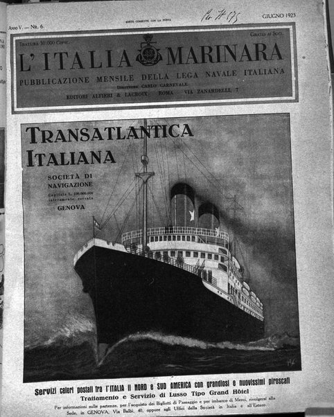 L'Italia marinara giornale della Lega navale italiana