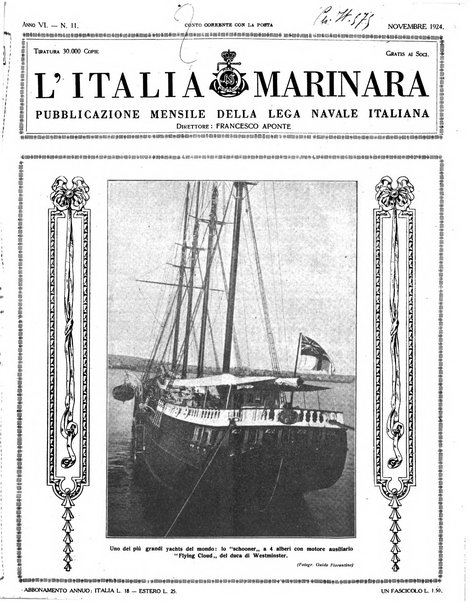 L'Italia marinara giornale della Lega navale italiana