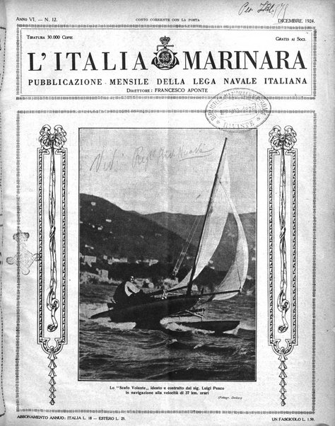 L'Italia marinara giornale della Lega navale italiana