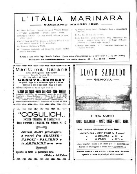 L'Italia marinara giornale della Lega navale italiana