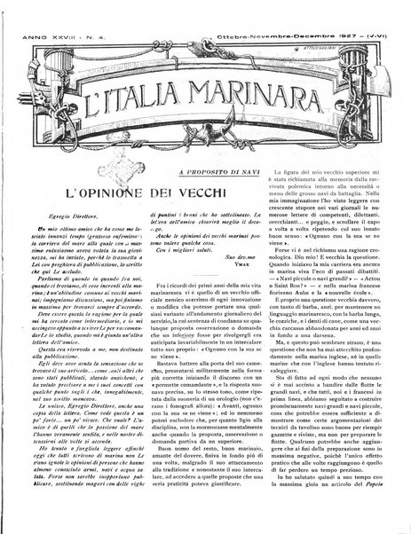 L'Italia marinara giornale della Lega navale italiana