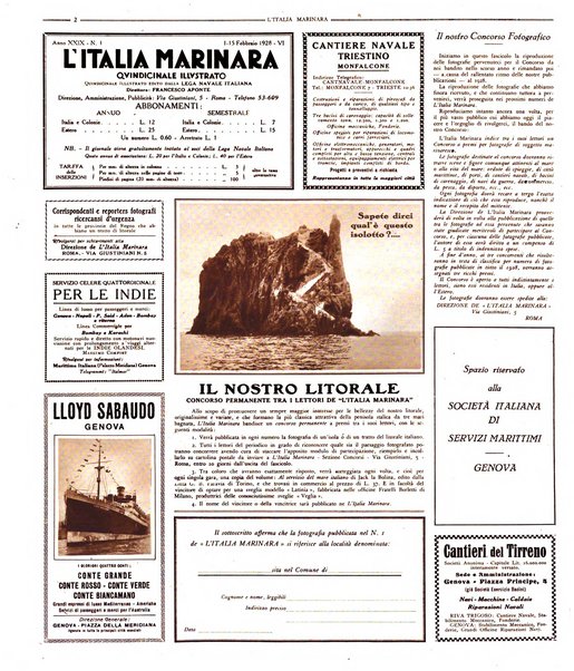 L'Italia marinara giornale della Lega navale italiana